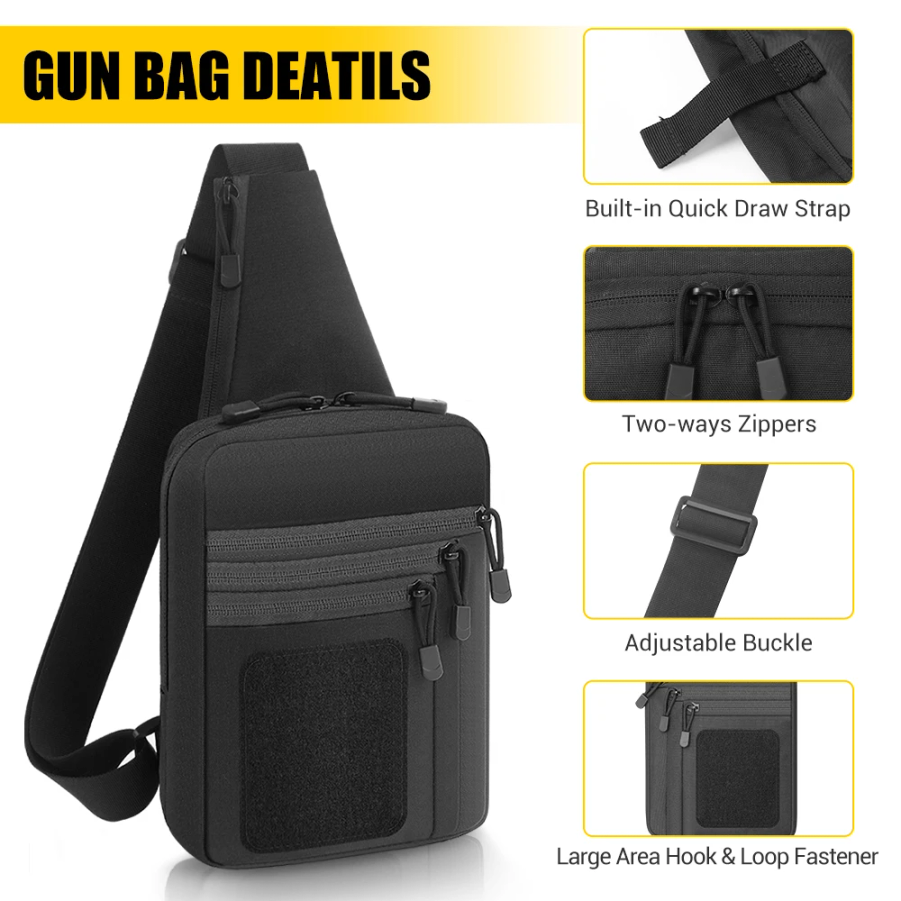 CAOX Tactical Pistol Gun Bag C - Edc Concealed Carry Bag avaliação e preço