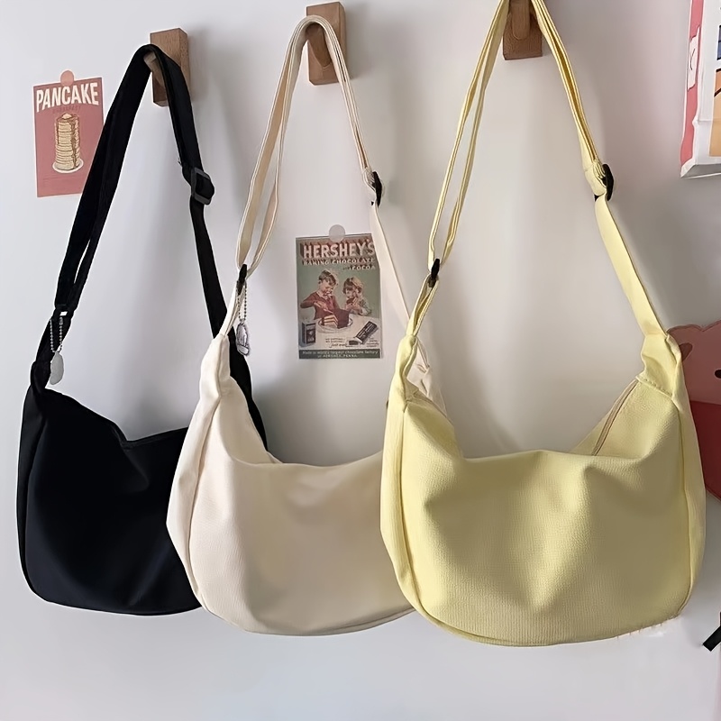 Waffle-Textured Crossbody Bag  - Edc Carry Bag avaliação e preço