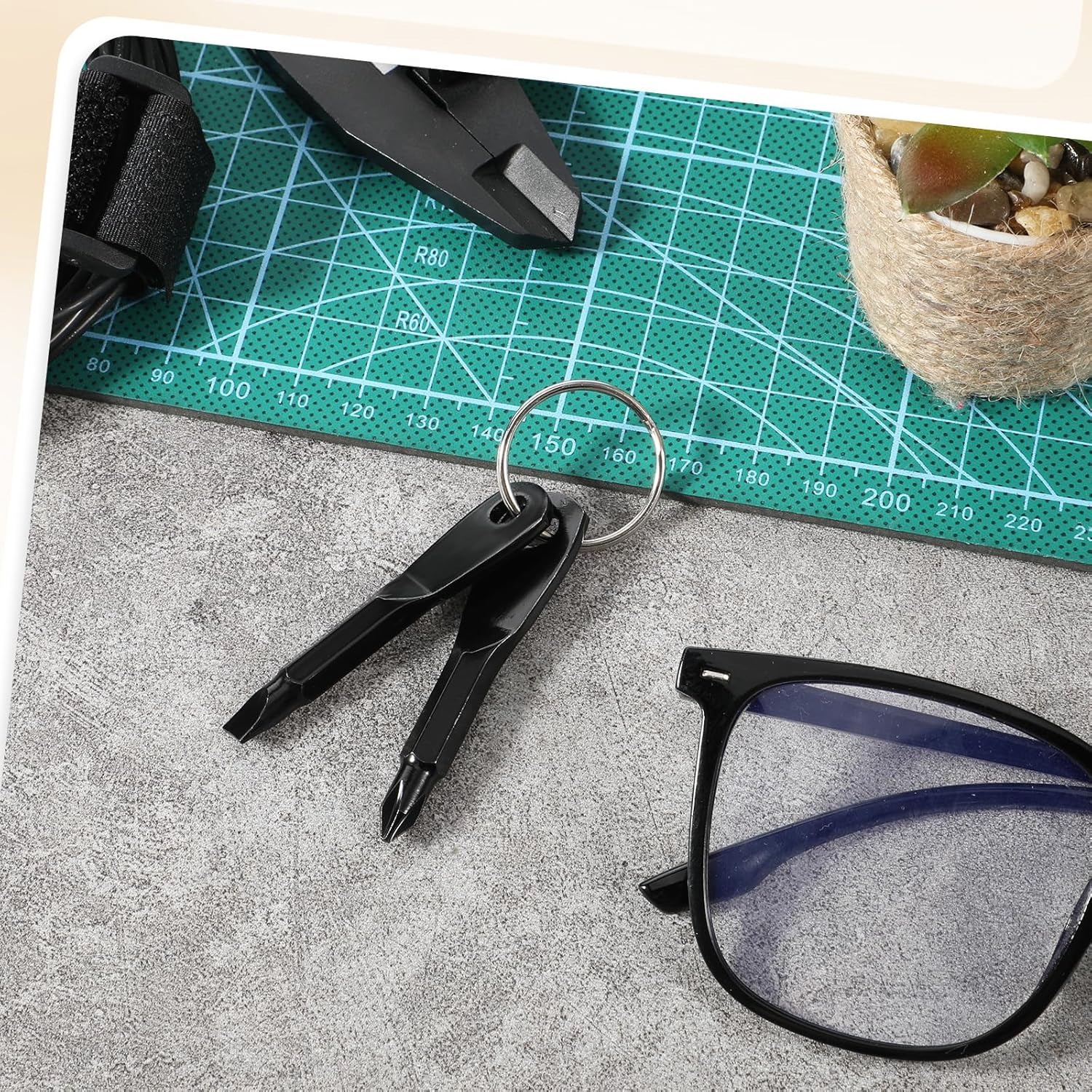 Set of 4 Black Portable EDC Sc - Edc Carry Accessories avaliação e preço